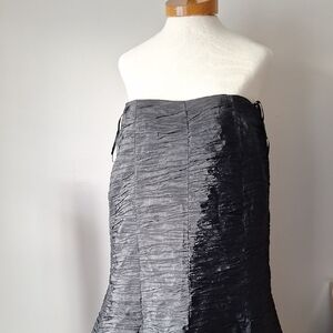 Elegant Strapless Black Dress